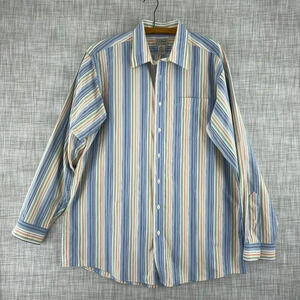 LL Bean Long sleeve button down shirt mens L tall 3966